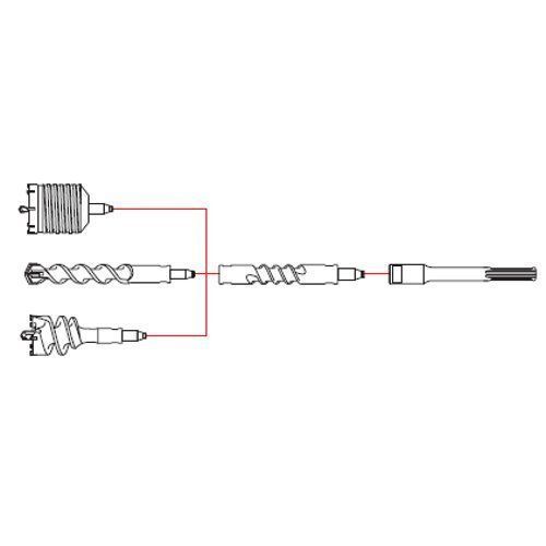 Шнековий бур по бетону S & R VERSIO 40 х 150 209007401 фото