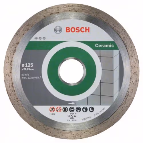 Круг алмазний BOSCH 125/22,23 Standart Ceramic 1 шт. 2608603232/2202 фото