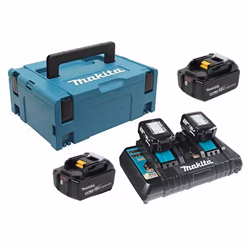 Набір акумуляторів і зарядного пристрою Makita BL1850B + DC18RD 197626-8 фото