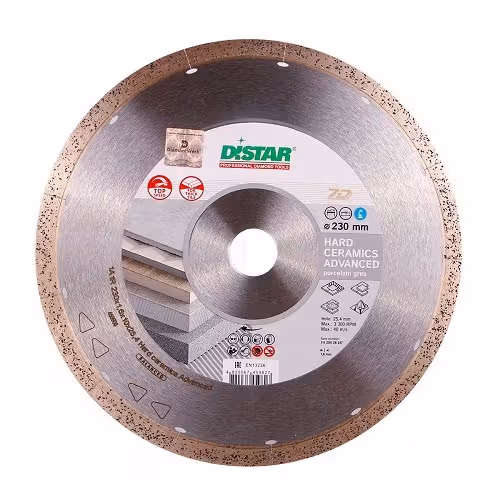 Круг алмазний Distar Hard ceramics Advanced 7D 230х25.4 11120528017 фото