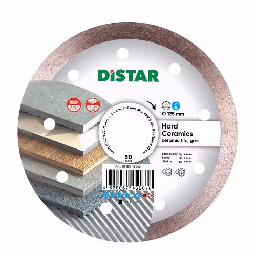 Диск алмазний відрізний Di-Star Hard Ceramics 125x22.2 11115048010 фото