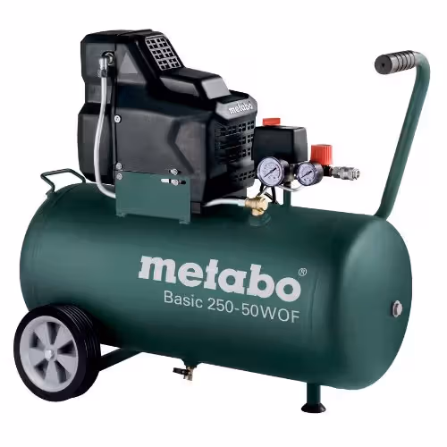 Компресор поршневий безмасляний Metabo Basic 250-50 W OF 601535000 фото