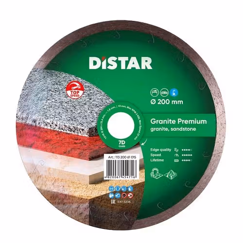 Диск алмазний відрізний Di-Star Granite Premium 200x25,4 11320061015 фото