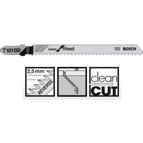 Пиляльне полотно Bosch Clean for Wood T 101 BR 1шт 2608633623 фото