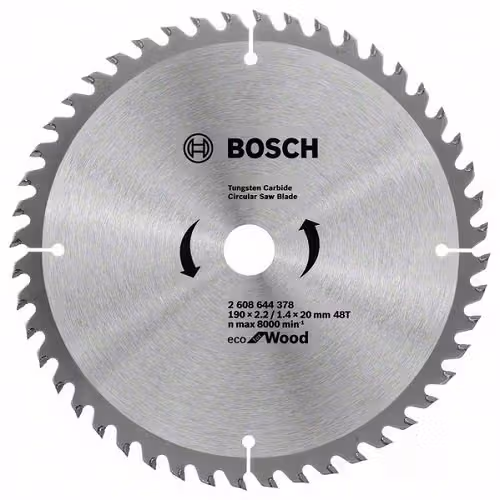 Диск пиляльний Bosch ECO for Wood 190x20 2608644378 фото
