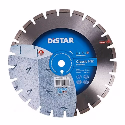 Круг алмазний Distar Classic H12 5D 1A1RSS 404 мм бетон 12185004121 фото