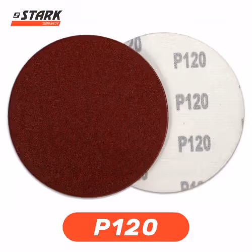 Папір шліфувальний Stark D125 мм з. 120 5 шт. 125005120 фото