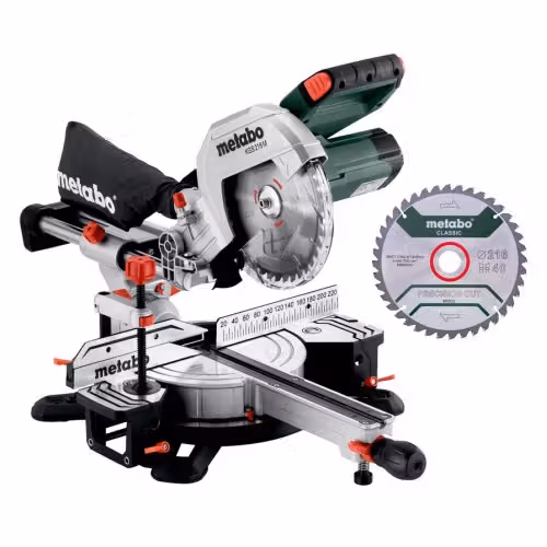 Пила торцювальна Metabo KGS 216 M Set + додатковий диск 613216900 фото