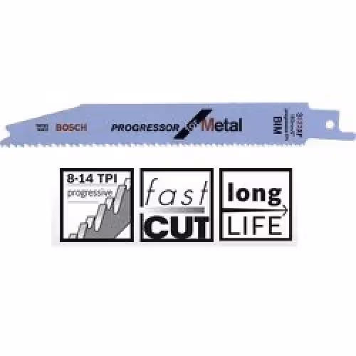 Пиляльне полотно Bosch Progressor for Metal S 123 XF 2шт 2608654401 фото