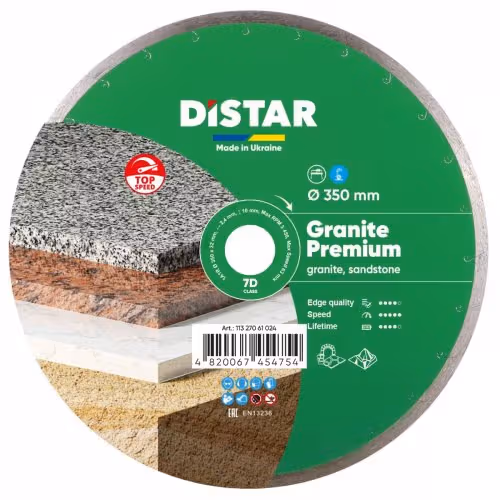 Диск алмазний відрізний Di-Star Granite Premium 350x32 11327061024 фото