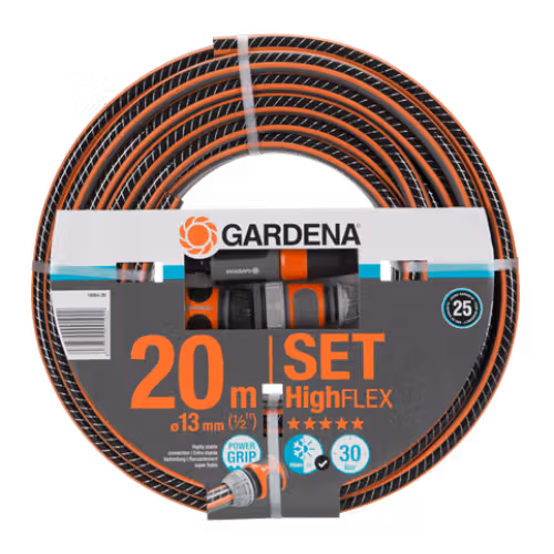 Шланг Gardena HighFlex 1/2 "х 20 м + фітинги 18064-20.000.00 фото
