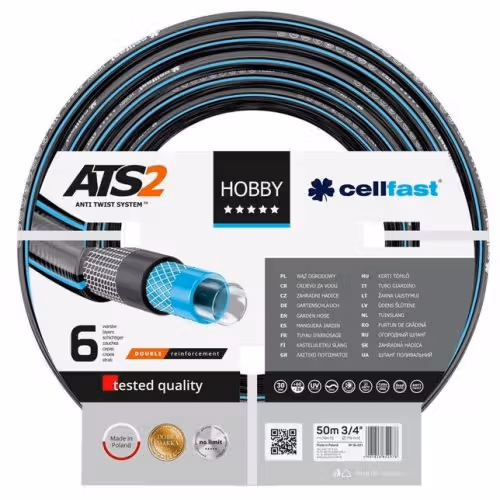 Шланг поливальний Cellfast HOBBY ATS2™ 3/4'' 50м 16-221 фото