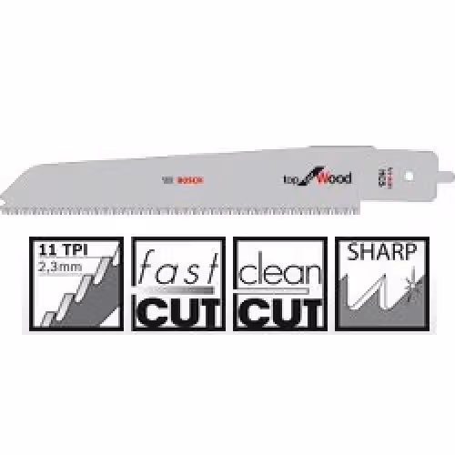 Пиляльне полотно Bosch Top for Wood M 1142 H для PFZ 500 E 1шт 2608650065 фото