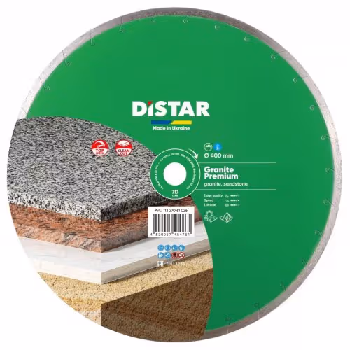 Диск алмазний відрізний Distar Granite Premium 400x32 мм 11327061026 фото