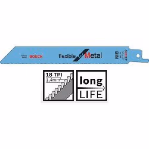 Пиляльне полотно Bosch Flexible for Metal S 922 EF 5шт 2608656015 фото