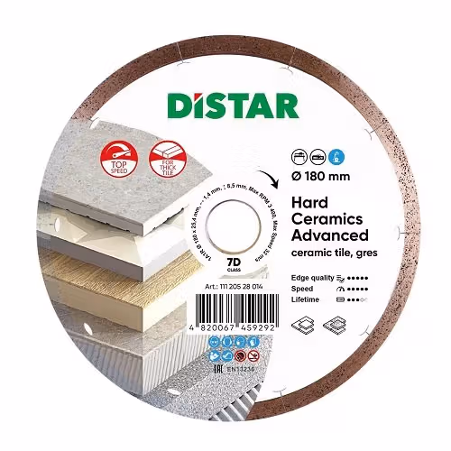 Диск алмазний відрізний Di-Star HARD CERAMICS ADVANCED 180x1,4x25,4 11120528014 фото