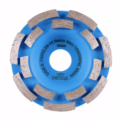 Чаша алмазна шліфувальна Distar 100x22.2 ФАТ-С Beton 10170085419 фото
