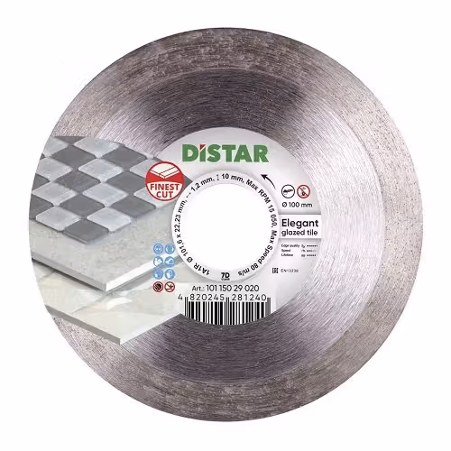 Круг алмазний відрізний Distar Elegant CORONA кераміка 100 мм 10115029020 фото