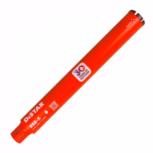 Алмазна коронка Distar DLD RS8-X 62x450x1 1/4 UNC високоармований бетон 10170085155 фото