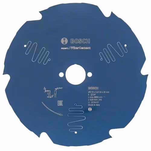 Диск пиляльний Bosch Expert for Fiber Cement 216x30x2.2 / 1.6x6 T 2608644346 фото