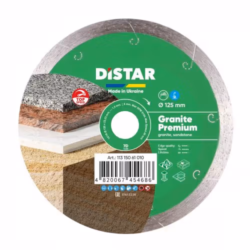 Диск алмазний відрізний Di-Star Granite Premium 125x22,23 11315061010 фото