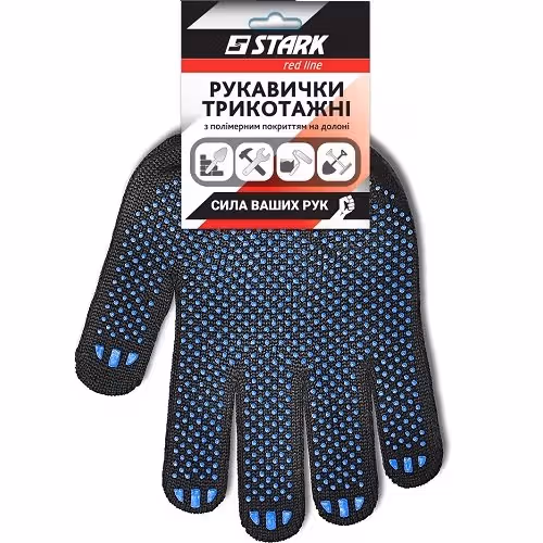 Рукавички Stark Black 5 ниток 510551101 фото