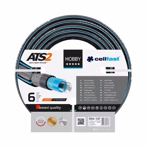 Шланг садовий Cellfast Hobby ATS2 1/2 ", 50 м 16-201 фото