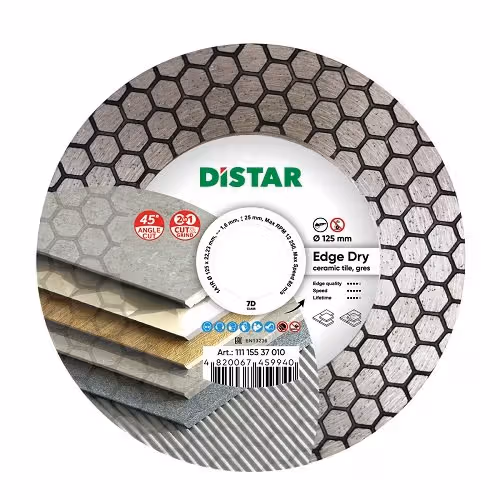 Коло алмазне Di-star Edge Dry 1A1R 125 45° 7D кераміка 11115537010 фото