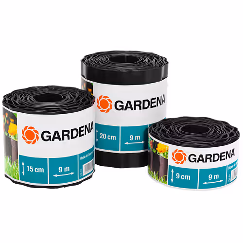 Бордюр садовий Gardena 9 м х 20 см коричневий 00534-20.000 фото