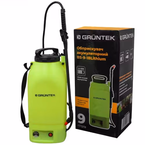 Обприскувач акумуляторний GRUNTEK BS-9-1BLithium 296009163 фото