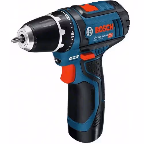 Шуруповерт акумуляторний Bosch GSR 12V-15 Professional L-BOXX 0601868109 фото