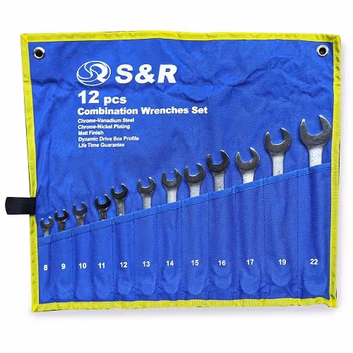 Набір комбінованих ключів S&R 12 шт. 8-22 мм 670062212 фото