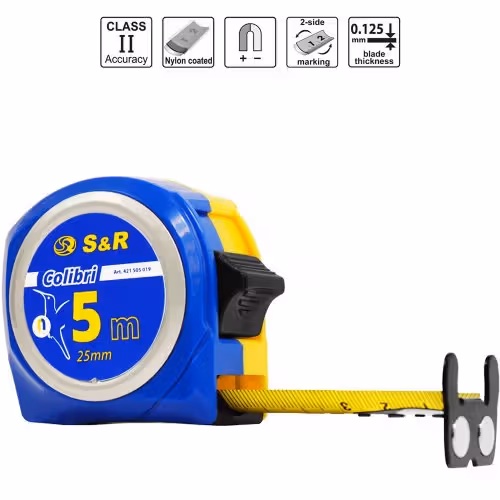Рулетка S & R Colibri 5 м 421505019 фото