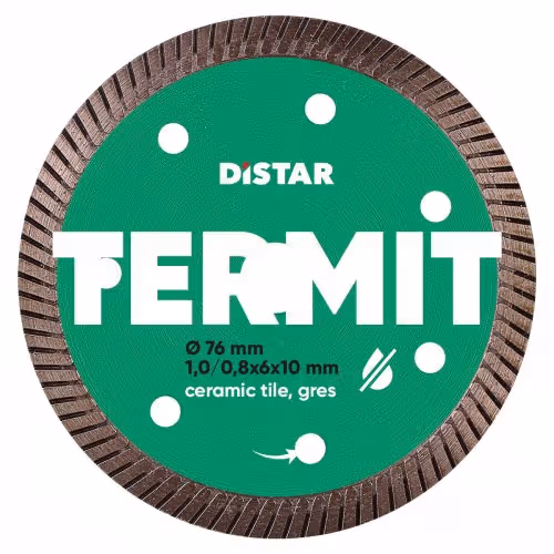 Круг алмазний Distar Termit керамограніт 76x10x1 мм 11139053030 фото