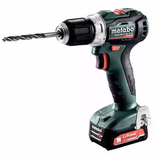 Шуруповерт акумуляторний Metabo PowerMaxx BS 12 BL 601038500 фото