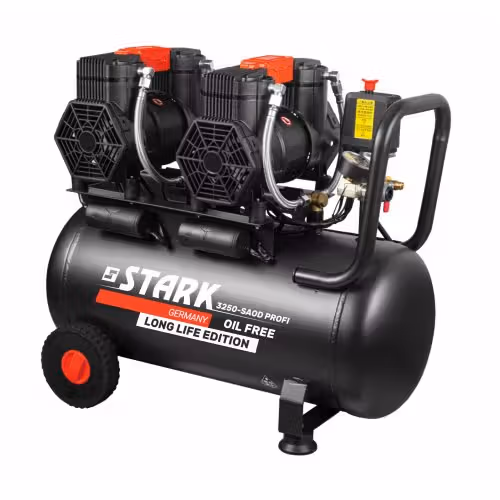 Компресор поршневий безмасляний STARK 3250-SAOD Profi 50 л 300032055 фото
