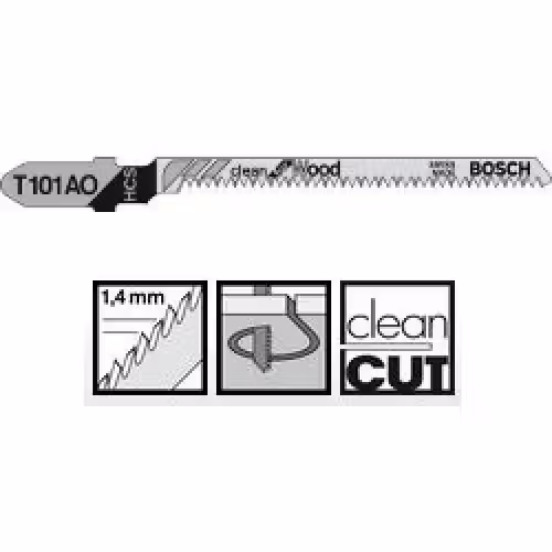 Пиляльне полотно Bosch Clean for Wood T 101 AO 5шт 2608630031 фото