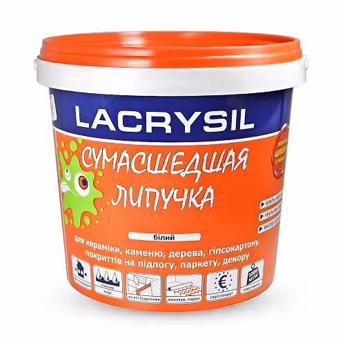 Клей монтажний акриловий Lacrysil «Божевільна липучка» 3 л. 171264 фото