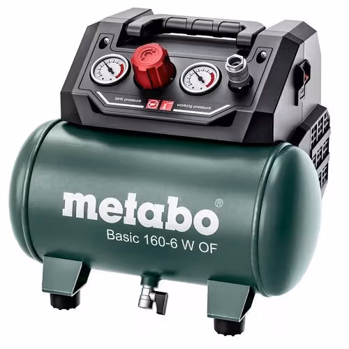 Компресор поршневий безмасляний METABO Basic 160-6 W OF 601501000 фото