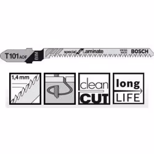 Пиляльне полотно Bosch Special for Laminate T 101 AOF 3шт 2608636432 фото