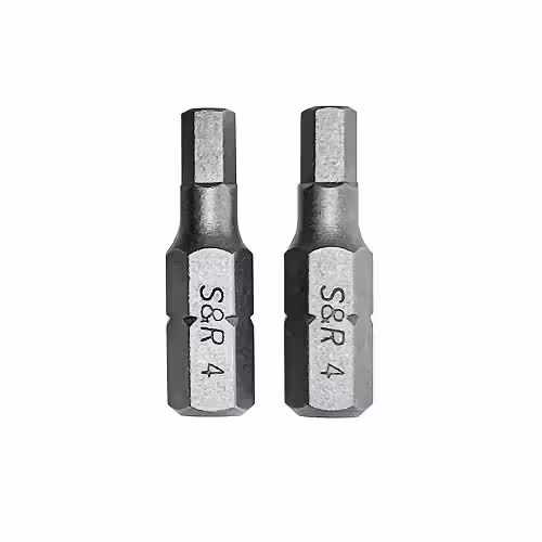 Біти S&R Hex4 x 25 мм 2 шт 152050105 фото
