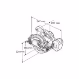 Пила дискова акумуляторна Makita BSS 610 RFE BSS610RFE фото