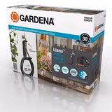 Набір шланг GARDENA Liano садовий текстильний 13 мм 1/2" 15 м із тримачем TapFix 18595-20.000.00 фото