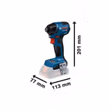 Шуруповерт ударний BOSCH GDR 18V-220 C (без АКБ і ЗП) 06019L6000 фото