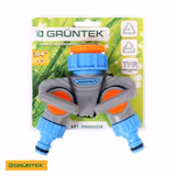 Розподільник води 2-канальний GRUNTEK 1"-3/4" з регулюванням потоків 296693059 фото