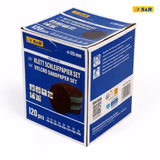 Набір шліфувального паперу S&R 8 отворів 125 мм 120 шт 235125120 фото