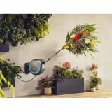 Котушка настінна Gardena RollUp L бірюзова + набір для поливу 30 м 18625-20.000.00 фото