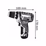 Шуруповерт акумуляторний Bosch GSR 12V-15 Professional L-BOXX 0601868109 фото