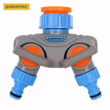 Розподільник води 2-канальний GRUNTEK 1"-3/4" з регулюванням потоків 296693059 фото