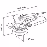 Шліфмашина ексцентрикова Makita BO 6030 BO6030 фото